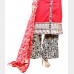 Neela’s Kameez and divider in Jacquard and soft Georgette with soft Georgette Dupatta